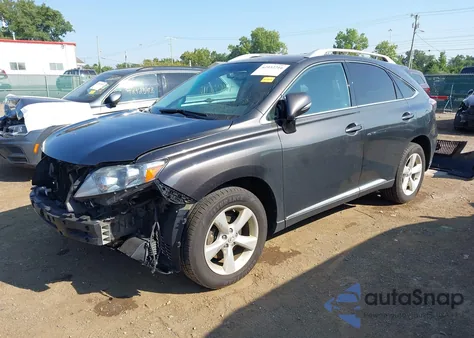 2010 Lexus Rx 350 z USA, uszkodzony, nr VIN 2T2BK1BA7AC029318